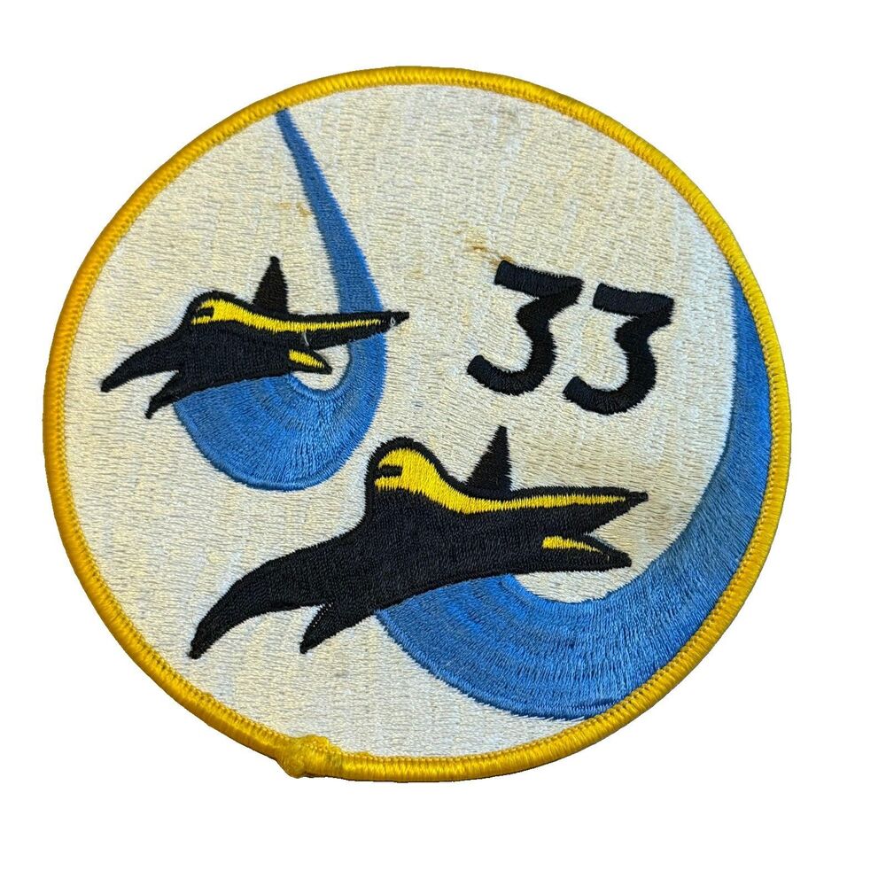 Vintage USAF Academy CS-33 Cadet Squadron 33 Ratz Embroidered Military Patch